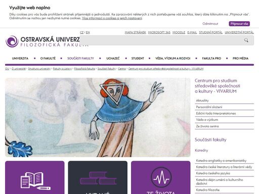 centrum pro studium středověké společnosti a kultury - vivarium - oficiální internetové stránky ostravské univerzity.