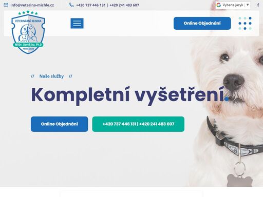 www.veterina-michle.cz