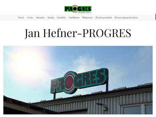 jan hefner - progres: obrábění kovů, doprava a spedice, prodej pohonných hmot, olejů a maziv, personální agentura