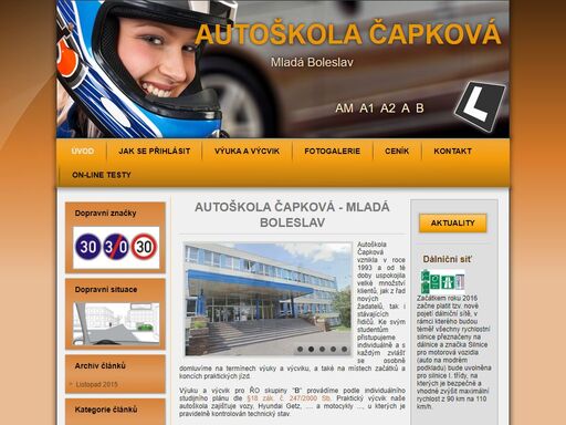www.autoskolacapkova.cz