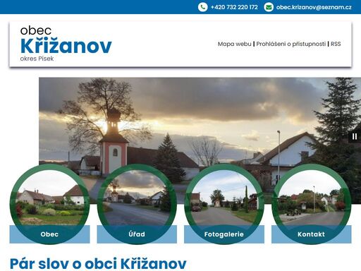 oficiální webové stránky obce křižanov