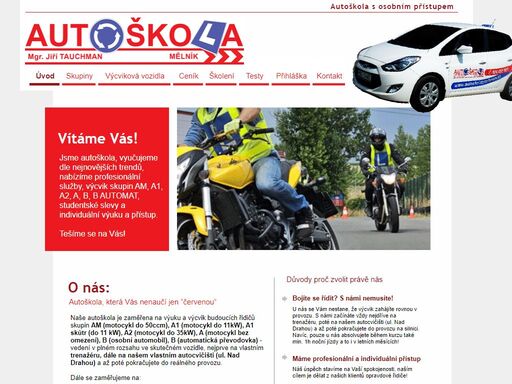 www.autoskolatauchman.cz