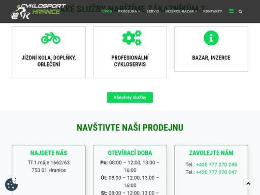 www.cyklosporthranice.cz
