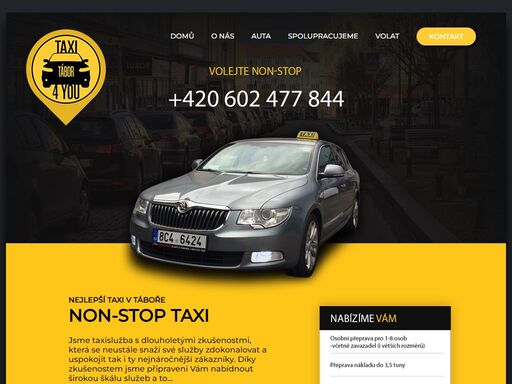 www.taxi4youtabor.cz