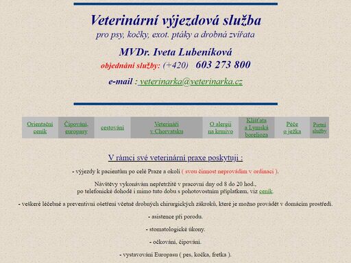www.veterinarka.cz