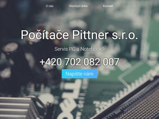počítače pittner - servis, prodej a výkup stolních počítačů a notebooků.