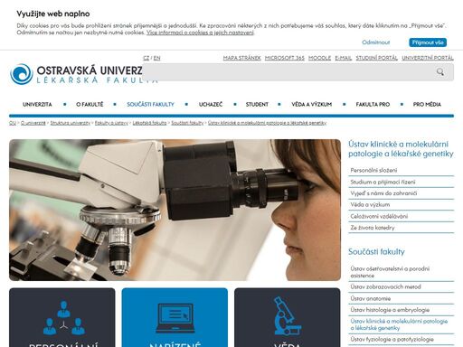 ústav klinické a molekulární patologie a lékařské genetiky lf ou - oficiální internetové stránky ostravské univerzity.