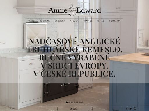 annie edward je společnost interiérového designu a řemeslného truhlářství zaměřující se na tradiční anglické prostory a kuchyně vyráběné na zakázku.