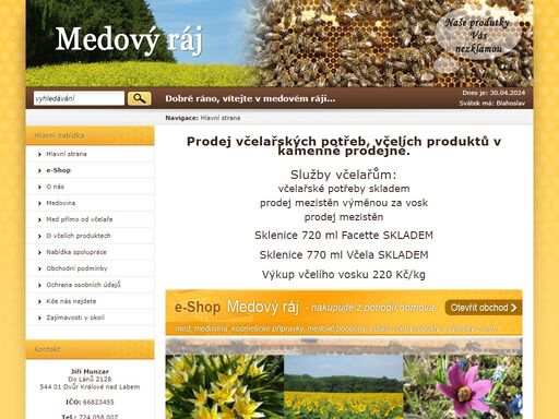 www.medovyraj.cz