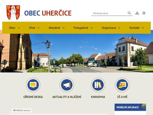 oficiální stránky obce uherčice