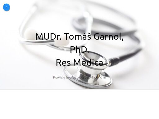 mudr. garnol, phd. je praktický lékař pro dospělé působící v novém kníně. objednejte se na preventivní prohlídku.
