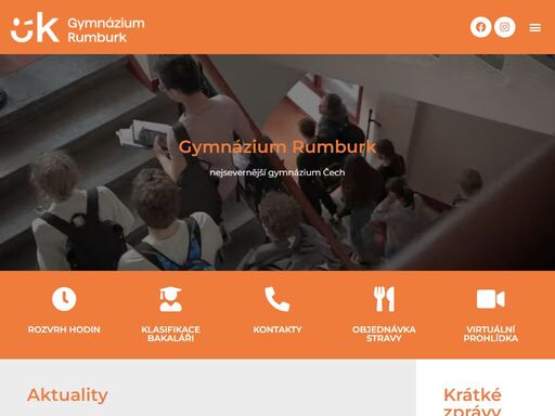 gymnázium rumburk je nejsevernějším gymnáziem čech. nabízí mnoho volnočasových aktivit, projektů a také blokovou výuku.