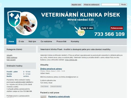 www.veterina-pisek.cz