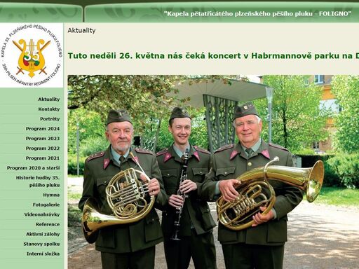 kapela pětatřicátého plzeňského pěšího pluku - foligno