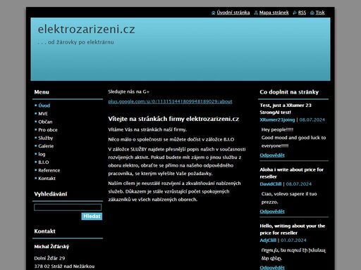 www.elektrozarizeni.cz