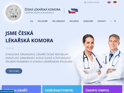 stavovská organizace lékařů české republiky zaručující odbornost svých členů a potvrzující splnění podmínek k výkonu lékařského povolání.