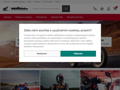 specializovaný e-shop honda. vybírejte motorky, oblečení, doplňky, originální příslušenství i zahradní techniku. jsme autorizovaný dealer honda s prodejnou v jinačovicích u brna.