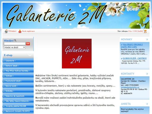www.galanterie2m.cz