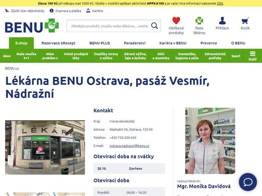 ?široký sortiment volného prodeje. zboží objednáváme a zavážíme 3x denně, takže nemusíte na nic dlouho čekat. nabízíme bohatý sortiment zdravé výživy alnatura.?