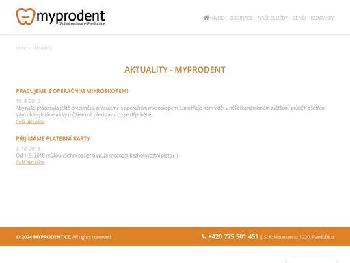 www.myprodent.cz