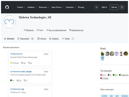 melown technologies, se has 70 repositories available. follow their code on github.