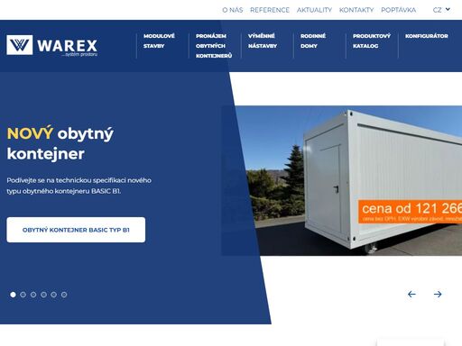 společnost warex patří mezi přední výrobce modulových staveb. vyrábíme obytné kontejnery, sanitární kontejnery a výměnné nástavby.