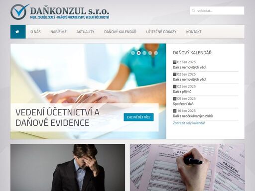 společnost daňkonzul s.r.o. je daňová a účetní kancelář daňového poradce mgr. zdeňka zralého zapsaného do seznamu daňových poradců od roku 1999.