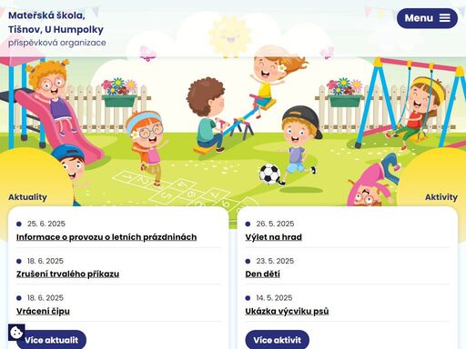 mateřská škola, mš, školka, předškolní věk, předškolní vzdělávání, předškolák, děti, výchova máme dvě pracoviště - humpolka v cáhlovské ulici a na květnické ulici. celkově máme pět věkově smíšených tříd (s dětmi od 3 let do 6 let).