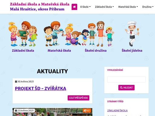 základní škola a mateřská škola malá hraštice, okres příbram