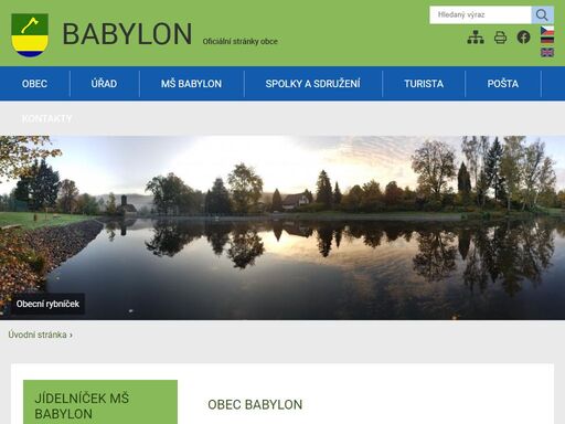 oficiální stránky obce babylon