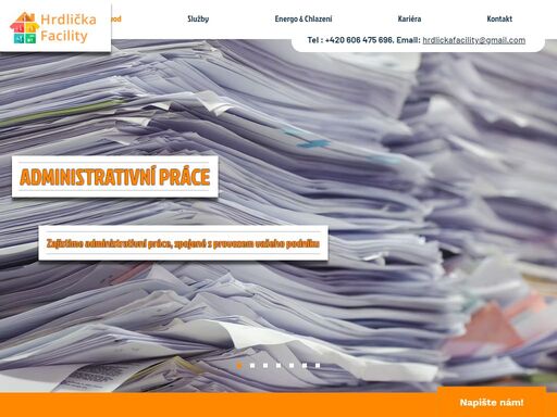 správa nemovitostí - facility mangement, patří mezi základní služby naší společnosti. technické správa - provoz kotelny/výměníkové stanice. dále provoz strojovny chladu a vzduchotechniky, provoz nn rozvoden a elektrických zařízení. technické služby: revize, povinné prohlídky, úklid, ostraha.