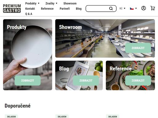 premium gastro přináší kompletní řešení vybavení vašeho gastronomického projektu: vybírejte od stolního inventáře, přes bufetové systémy, pece na dřevěné uhlí až po řešení transportu. hledáte běžné vybavení, designový kousek nebo řešení na míru? domluvte
