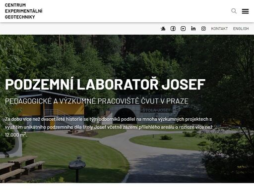 za dobu více než dvacetileté historie se tým odborníků podílel na mnoha výzkumných projektech s využitím unikátního podzemního díla štoly josef včetně zázemí