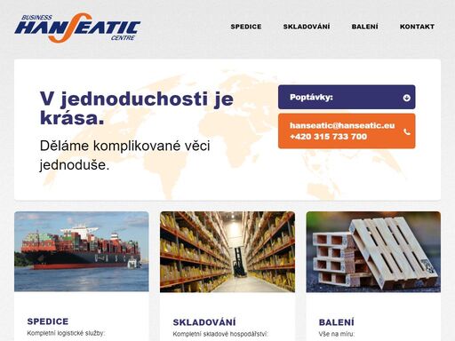 hanseatic business cenre a.s. - spedice, logistika, balení