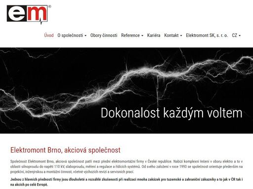 společnost elektromont brno, akciová společnost patří mezi přední elektromontážní firmy v české republice.