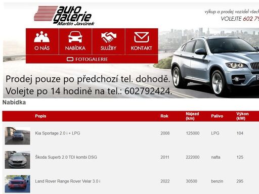 www.autogalerie-mj.cz