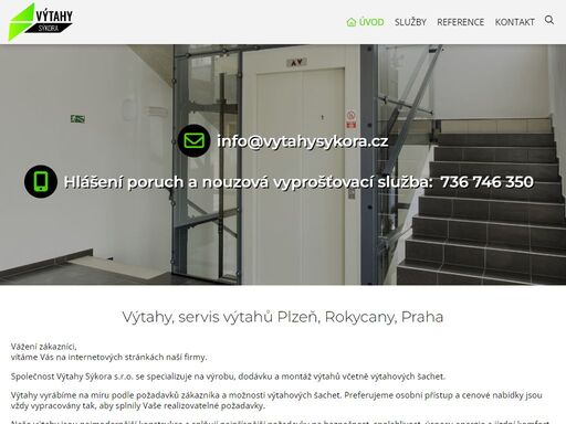 výroba, modernizace výtahů plzeň, klatovy, domažlice, karlovy vary, kladno, strakonice, české budějovice, tábor, chomutov, ústí nad labem, teplice, praha západ, východ