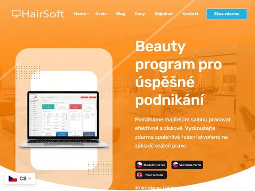 zlepšete chod vašeho kadeřnictví, kosmetiky či jiného beauty salonu pomocí hairsoft. silný pomocník, který vám uspoří mnoho času i energie.