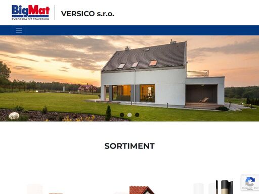 stavebniny bigmat / versico - stavíme na kvalitě.