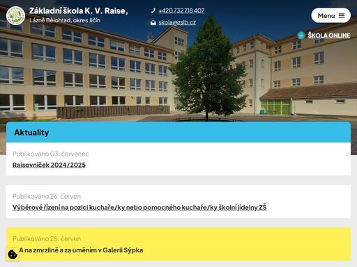 naše škola je úplnou základní školou s i. a ii. stupněm. v každém ročníku máme dvě paralelní třídy. jsme jedinou školou ve městě.