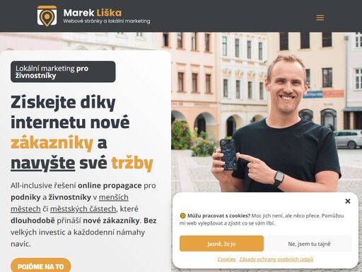 získejte díky internetu nové zákazníky a navyšte své tržby. lokální marketing pro podniky a živnostníky poskytující služby v dané lokalitě.