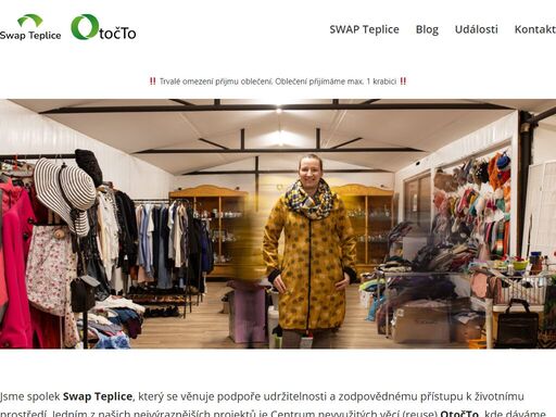 swap v teplicích - urdžitelná výměna. staň se součástí komunity přines co nepotřebuješ a odnes si co se ti hodí.