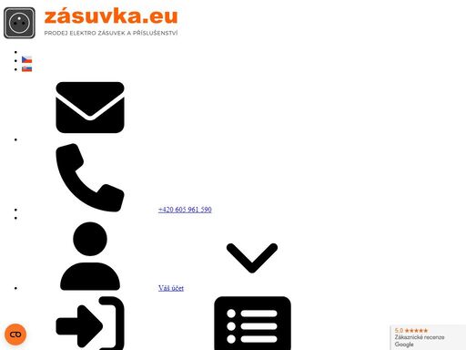 prodejna s elektro zásuvkami a příslušenstvím. výsuvné zásuvky, prodlužovací, zásuvkové bloky a další.