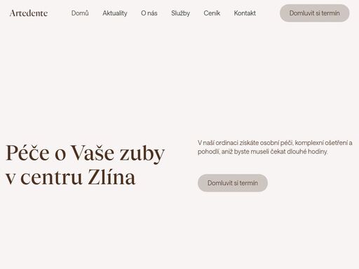 péče o vaše zuby v centru zlína. v naší ordinaci získáte osobní péči, komplexní ošetření a pohodlí, aniž byste museli čekat dlouhé hodiny. naše zubní ordinace a ordinace dentální hygieny spojuje moderní technologie, odborné znalosti a individuální přístup, abychom vašemu úsměvu zajistili tu nejlepší péči.
