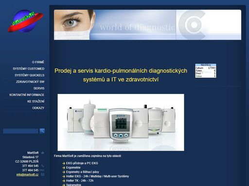 prodej a servis zdravotnické techniky customed gmbh, holtery ekg/tk, klidové/zátěžové ekg, spirometrie, vakuové systémy quickels.
