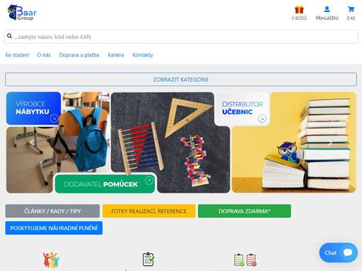 vše pro školy, kanceláře i dílnu ? osobní přístup ? tradice 30 let ? přehledný e-shop ? největší distributor učebnic ? výroba nábytku ? pomůcky ? školní nábytek