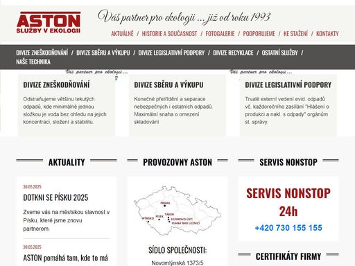 společnost aston eco poskytuje špičkové služby v oblasti ekologie a recyklace v čr, zaměřené na inovace a udržitelnost pro podniky i komunity.