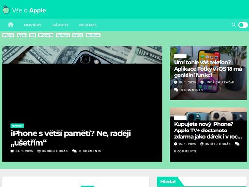 vše o apple, iphone, ipad, macbook...