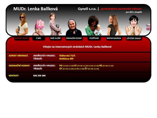 gynekologicko-porodnická ordinace pro děti a dospělé