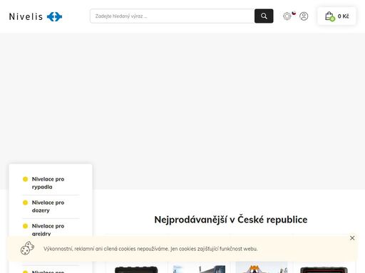 spolehlivá řešení pro přesné zemní práce. autorizované zastoupení předních světových výrobců. prodej, servis, půjčovna.